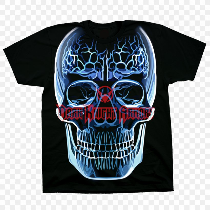 Long-sleeved T-shirt Skull Long-sleeved T-shirt Clothing Sizes, PNG, 850x850px, Tshirt, Blue, Bone, Brand, Calavera Download Free