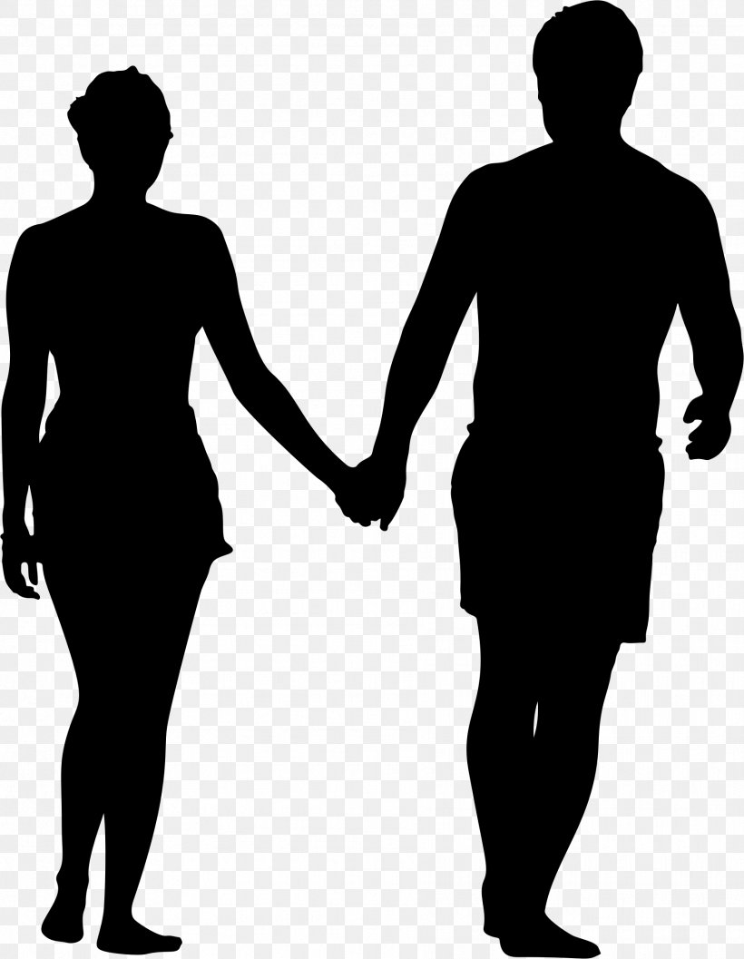 Silhouette Clip Art, PNG, 1788x2306px, Silhouette, Arm, Black, Black And White, Couple Download Free
