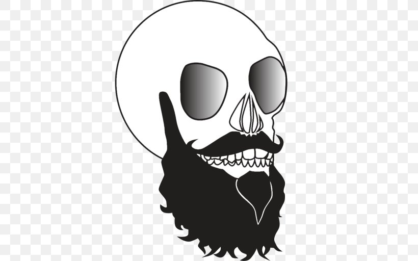 Skull Snout Jaw Clip Art, PNG, 512x512px, Skull, Airsoft, Airsoft Pellets, Beard, Black And White Download Free
