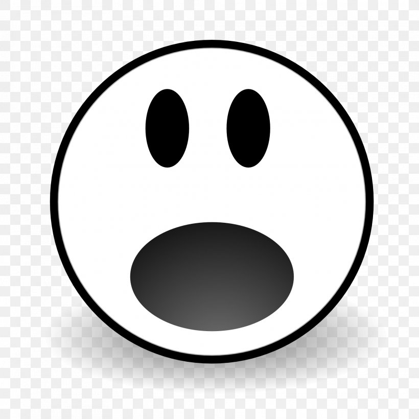 Smiley Face Surprise Clip Art, PNG, 1969x1969px, Smiley, Black And White, Emoticon, Emotion, Face Download Free