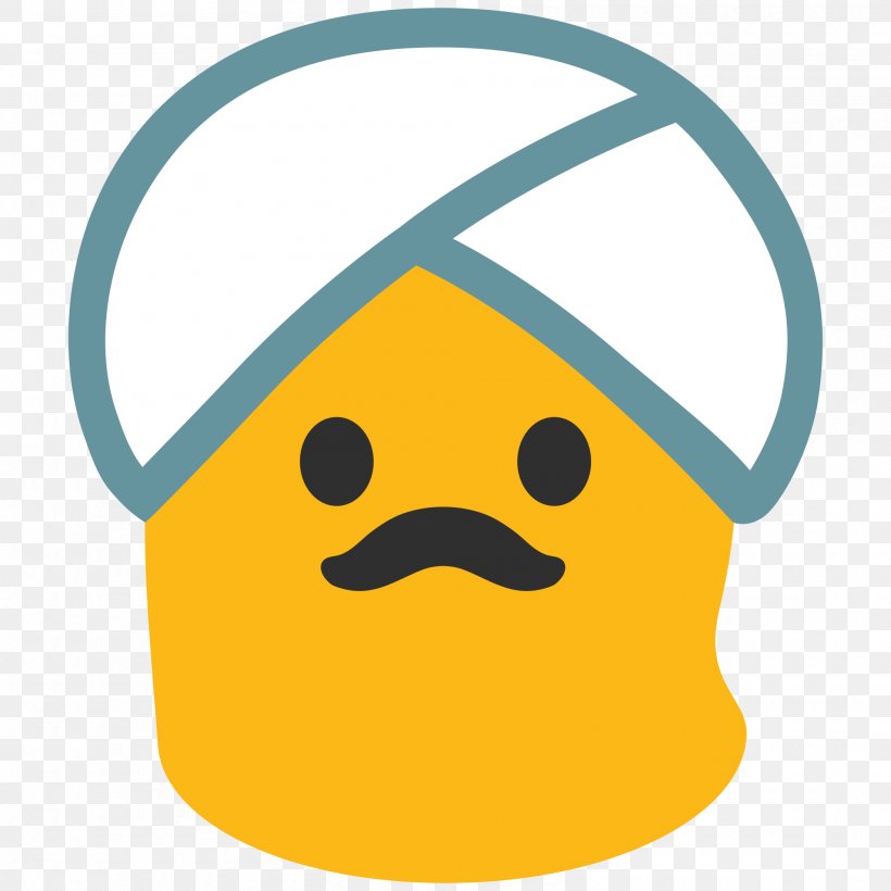 Emoji Turban Guy Android Lollipop Sticker, PNG, 2000x2000px, Emoji, Android, Android Lollipop, Android Marshmallow, Beak Download Free