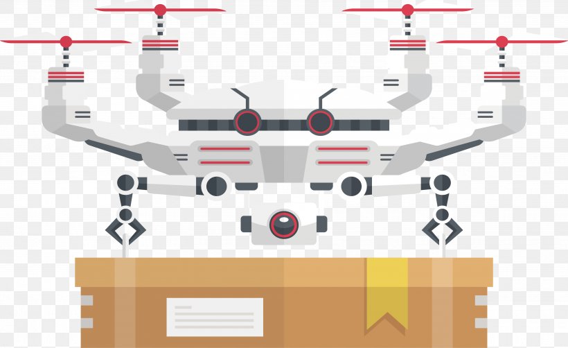 Unmanned Aerial Vehicle Logistics Phantom Uncrewed Vehicle, PNG, 3839x2351px, Unmanned Aerial Vehicle, Courier, Designer, Diagram, Drawing Download Free