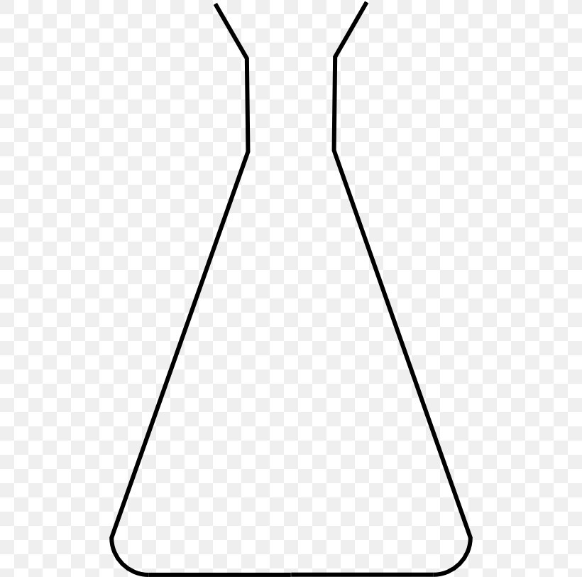 Beaker Laboratory Flasks Erlenmeyer Flask Clip Art, PNG, 512x812px, Beaker, Area, Black, Black And White, Chemistry Download Free