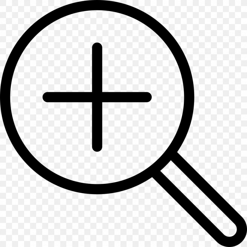 Illustration Magnifying Glass, PNG, 980x980px, Magnifying Glass, Area, Black And White, Computer Software, Flat Design Download Free