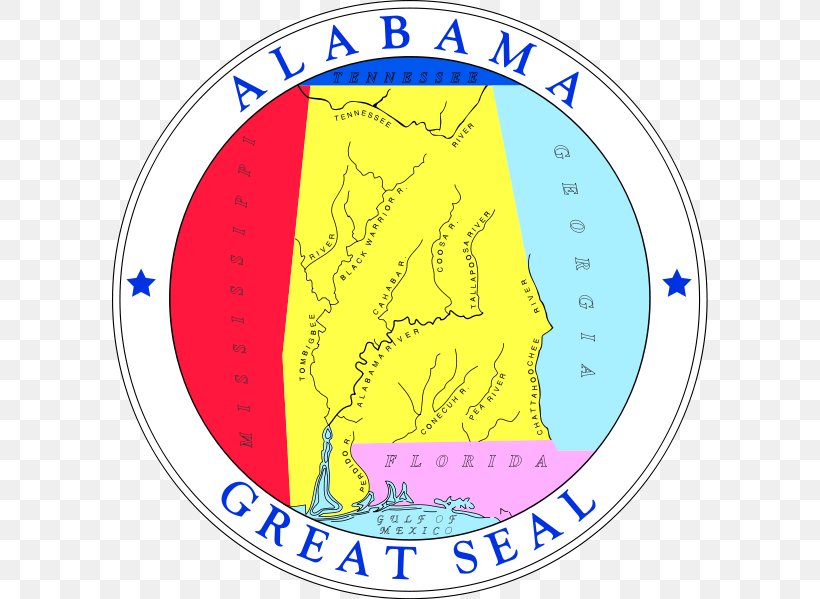 Seal Of Alabama Seale, Alabama U.S. State Great Seal Of The United States, PNG, 596x599px, Seal Of Alabama, Alabama, Area, Crime, Crime Scene Cleanup Download Free