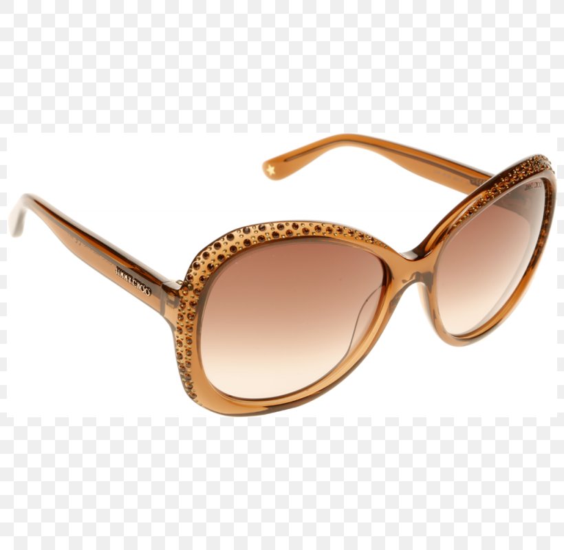 Sunglasses Jimmy Choo PLC Goggles Okulary Korekcyjne, PNG, 800x800px, Sunglasses, Beige, Brown, Caramel Color, Eyewear Download Free