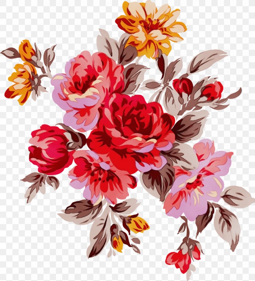 Bouquet Of Flowers Drawing, PNG, 830x915px, Watercolor, Artificial Flower, Bouquet, Cut Flowers, Drawing Download Free