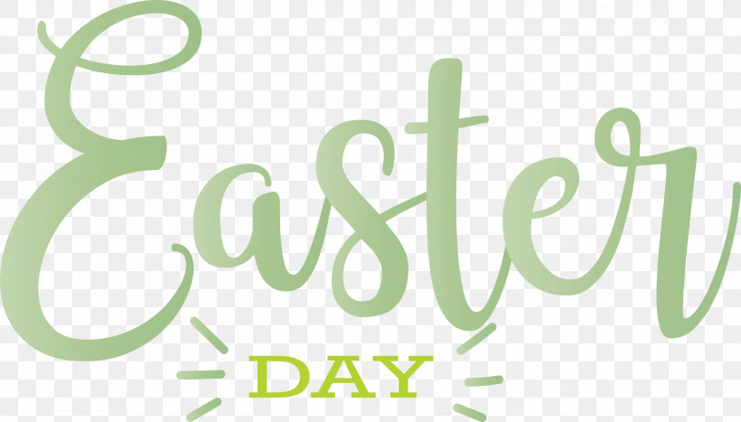 Easter Day Happy Easter Day, PNG, 3000x1711px, Easter Day, Green, Happy Easter Day, Logo, Text Download Free