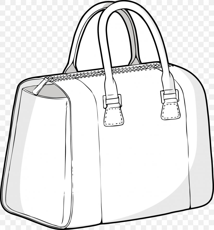 Tote Bag Handbag Drawing Illustration, PNG, 1936x2074px, Tote Bag, Backpack, Bag, Black, Black And White Download Free