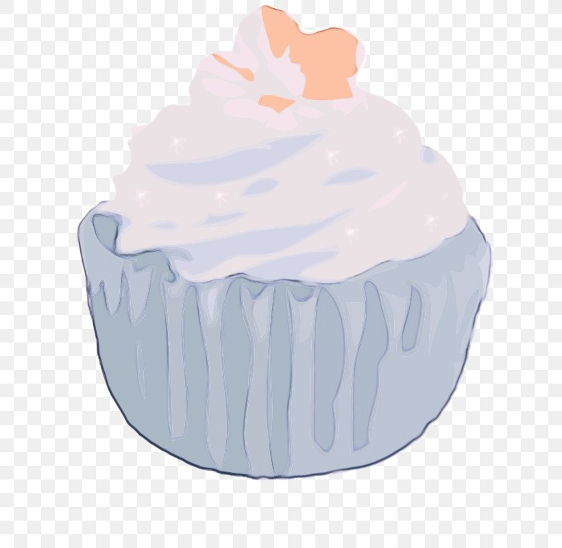 White Baking Cup Icing Cupcake Buttercream, PNG, 729x800px, Watercolor, Baking Cup, Buttercream, Cake, Cream Download Free