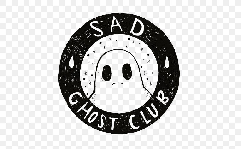 The Ghost Club Paranormal Sadness, PNG, 500x509px, Ghost, Art, Black And White, Brand, Concept Art Download Free