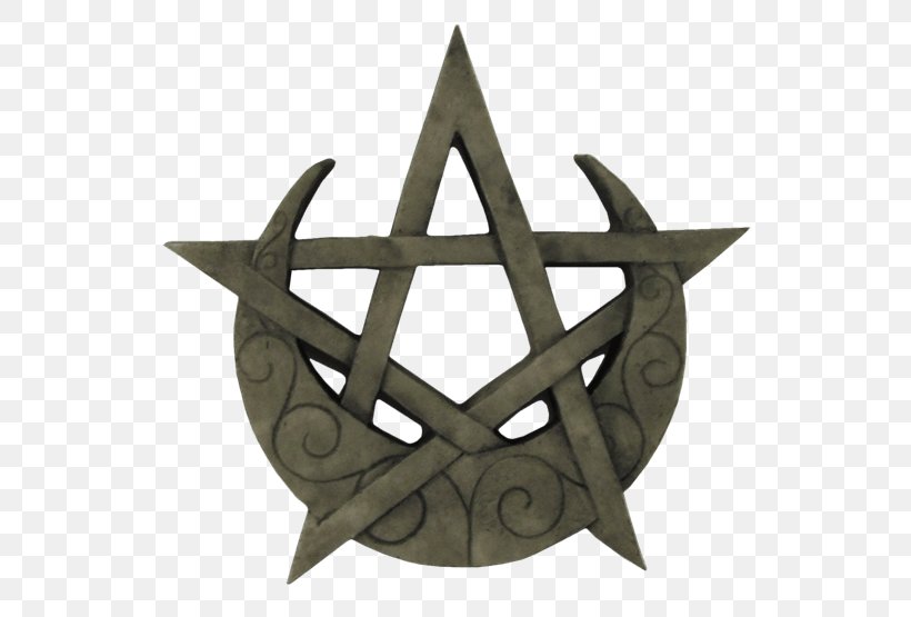 Wicca Pentacle Pentagram Crescent Witchcraft, PNG, 555x555px, Wicca, Altar, Anchor, Boline, Crescent Download Free