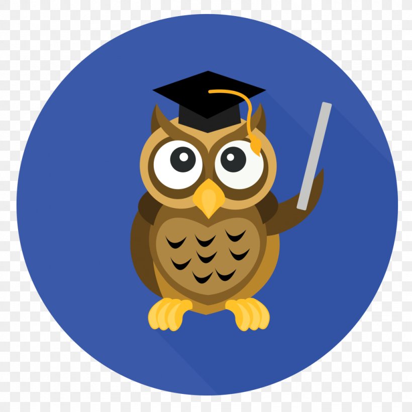 Owl Graduation Ceremony Education School Professional Development, PNG, 1024x1024px, Owl, Academic Certificate, Beak, Bird, Bird Of Prey Download Free