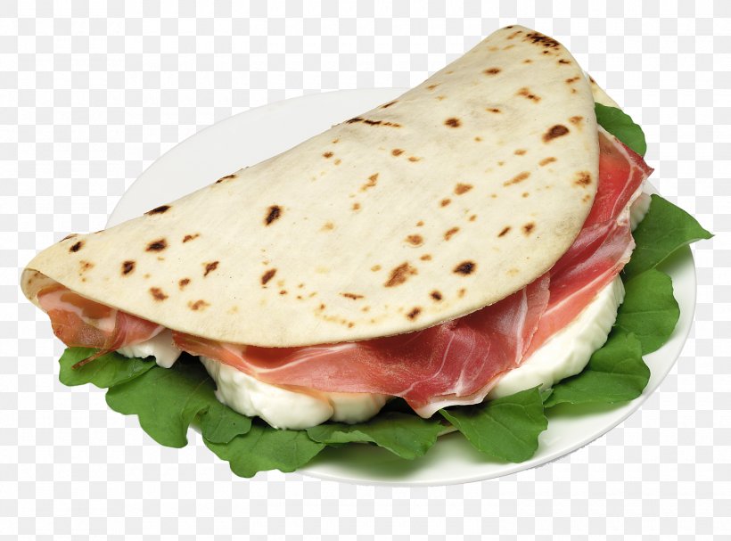 Piadina Italian Cuisine Ham And Cheese Sandwich Prosciutto Taco Salad, PNG, 1500x1111px, Piadina, Breakfast Sandwich, Bresaola, Cheese, Cuisine Download Free