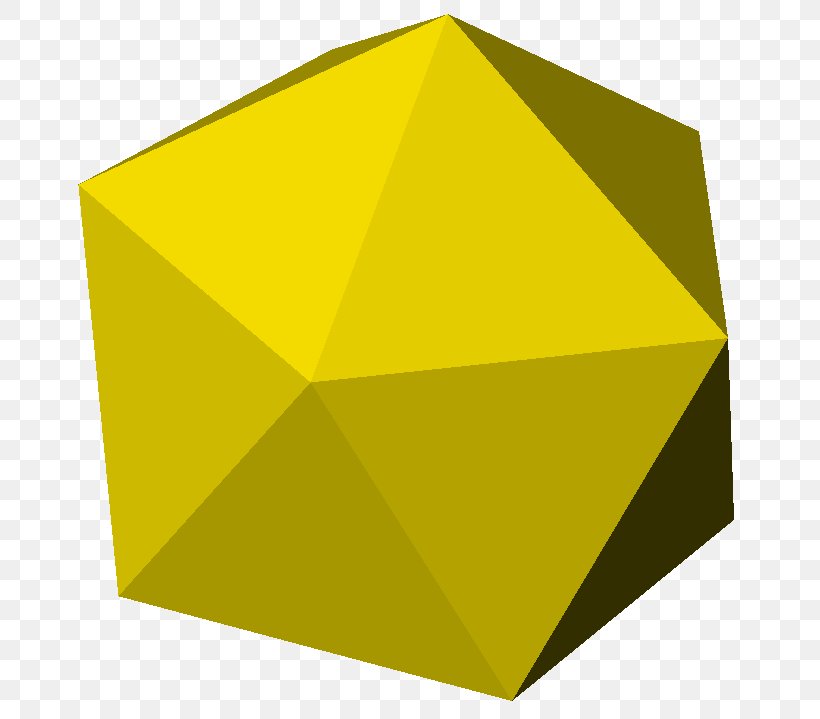 Regular Icosahedron Three-dimensional Space Archimedean Solid Shape, PNG, 704x719px, Icosahedron, Archimedean Solid, Brand, Capsid, Face Download Free