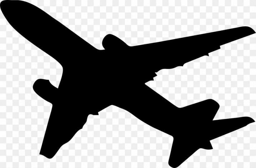 Airplane Aircraft Silhouette Clip Art, PNG, 960x632px, Airplane, Air Travel, Aircraft, Artwork, Aviation Download Free