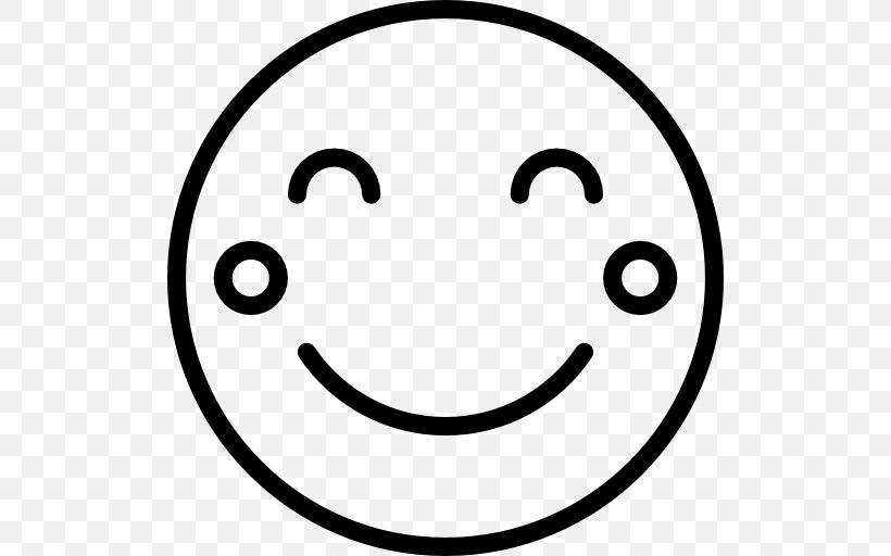 Smiley Emoticon, PNG, 512x512px, Smiley, Area, Black And White, Emoji, Emotes Download Free