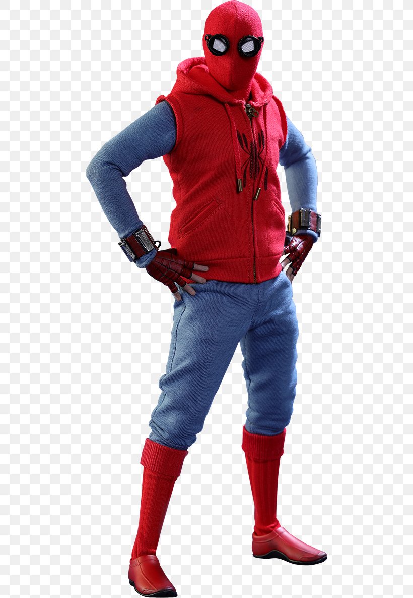 Spider-Man: Homecoming Film Series Marvel Cinematic Universe Suit Hot Toys  Limited, PNG, 480x1185px, 16 Scale
