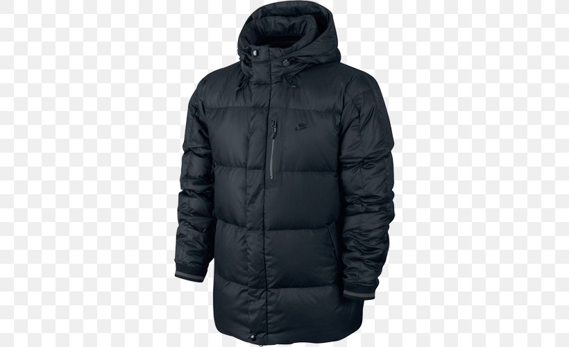 Tracksuit Jacket Nike Coat Clothing, PNG, 500x500px, Tracksuit, Black, Clothing, Coat, Hood Download Free