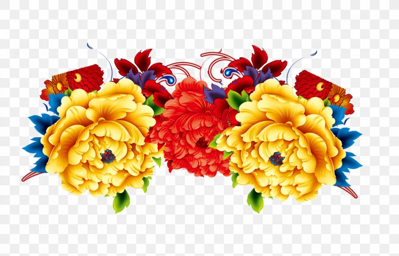Chinese New Year Festival Floral Design, PNG, 1000x641px, Chinese New Year, Chrysanths, Cut Flowers, Designer, Festival Download Free