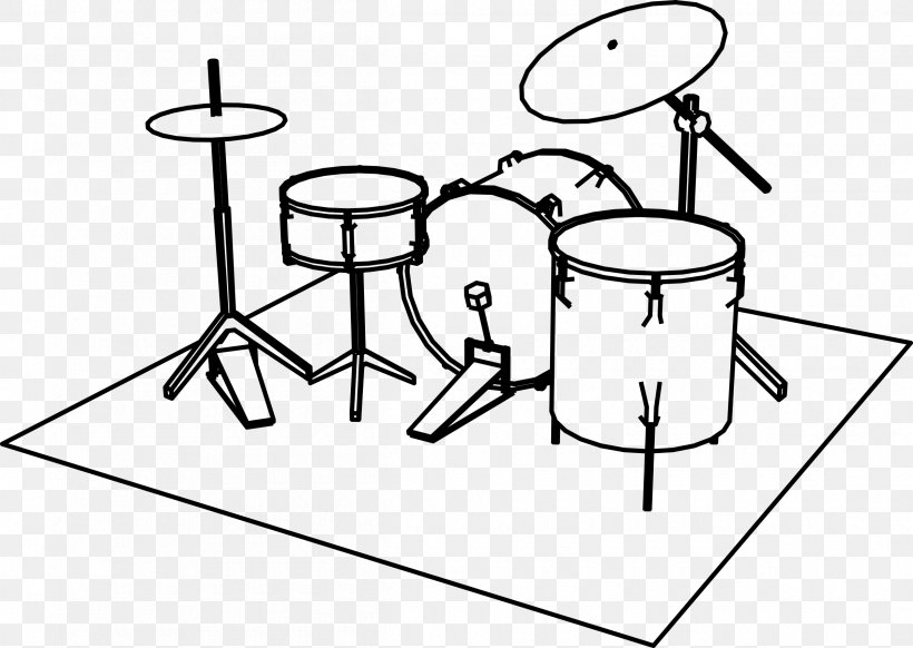 Drums Percussion Drawing Clip Art, PNG, 2400x1706px, Drum, Area, Black And White, Cartoon, Cymbal Download Free