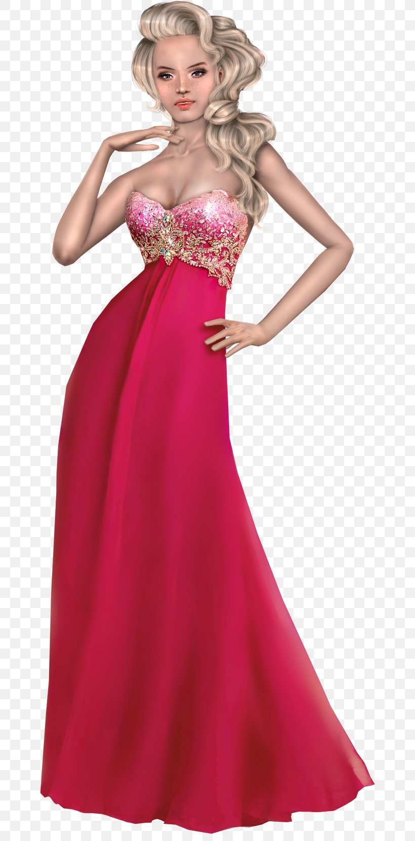 Gown Cocktail Dress Satin, PNG, 700x1660px, Watercolor, Cartoon, Flower, Frame, Heart Download Free
