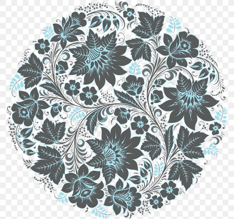 Khokhloma Plate Pattern, PNG, 773x768px, Khokhloma, Aqua, Blue, Blue And White Porcelain, Color Download Free