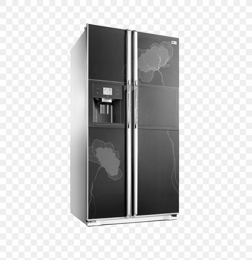 Refrigerator Home Appliance Refrigeration, PNG, 1020x1054px, Refrigerator, Bathroom, Bathroom Accessory, Furniture, Grey Download Free