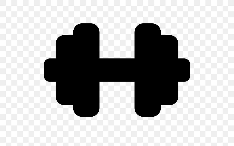 Dumbbell, PNG, 512x512px, Dumbbell, Black, Black And White, Exercise, Fitness Centre Download Free