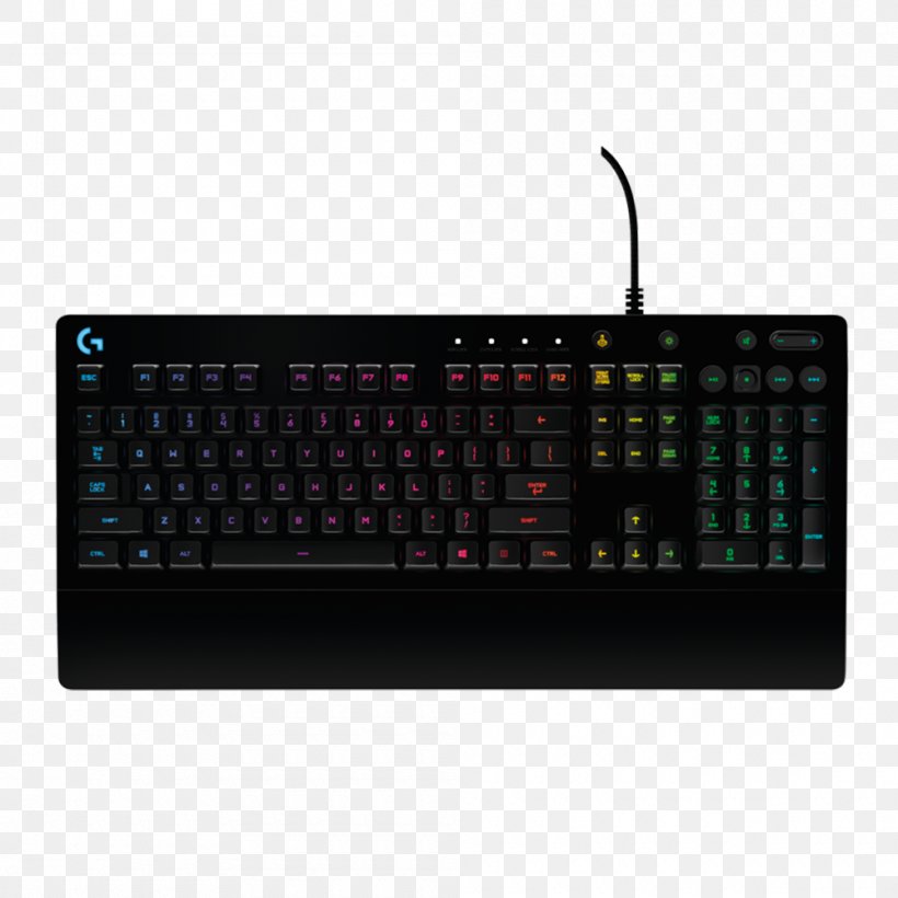 Computer Keyboard Logitech G213 Prodigy Computer Mouse Gaming Keypad RGB Color Model, PNG, 1000x1000px, Computer Keyboard, Backlight, Color, Computer Component, Computer Monitors Download Free