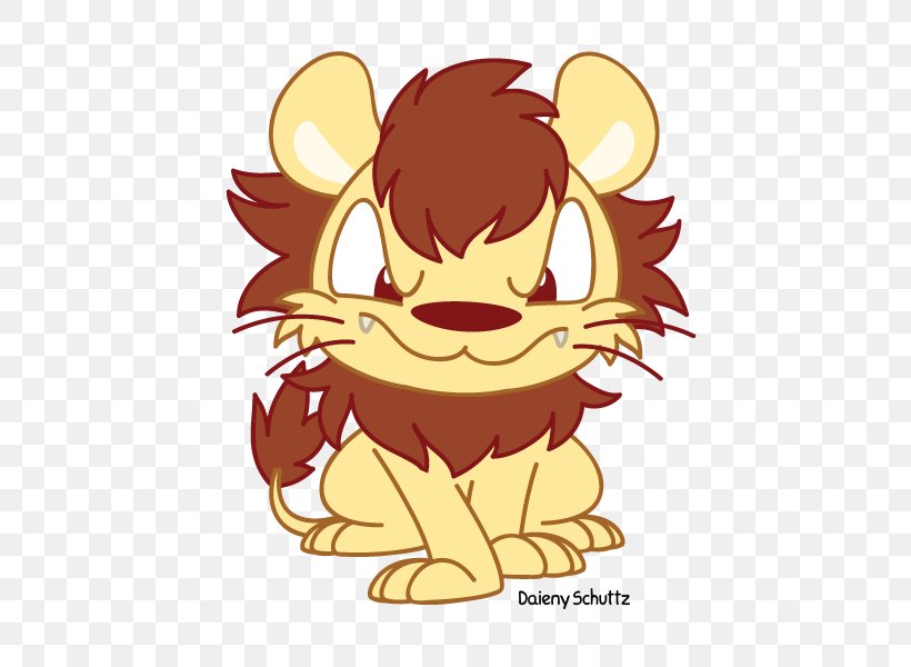 Lion Cat Mammal Legendary Creature, PNG, 600x600px, Watercolor, Cartoon, Flower, Frame, Heart Download Free