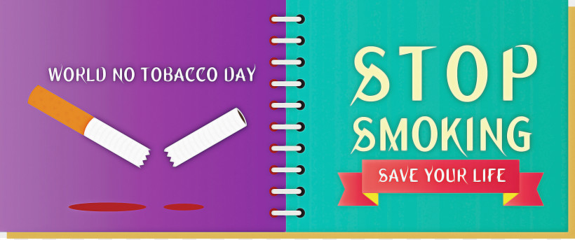 No-Tobacco Day World No-Tobacco Day, PNG, 3000x1255px, No Tobacco Day, Area, Banner, Line, Logo Download Free