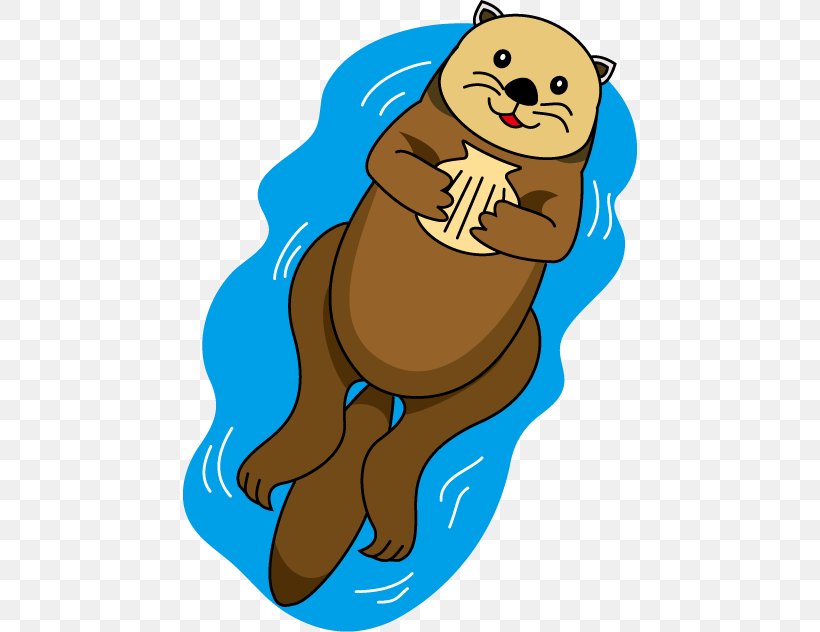 Sea Otter North American River Otter Clip Art, PNG, 454x632px, Watercolor, Cartoon, Flower, Frame, Heart Download Free