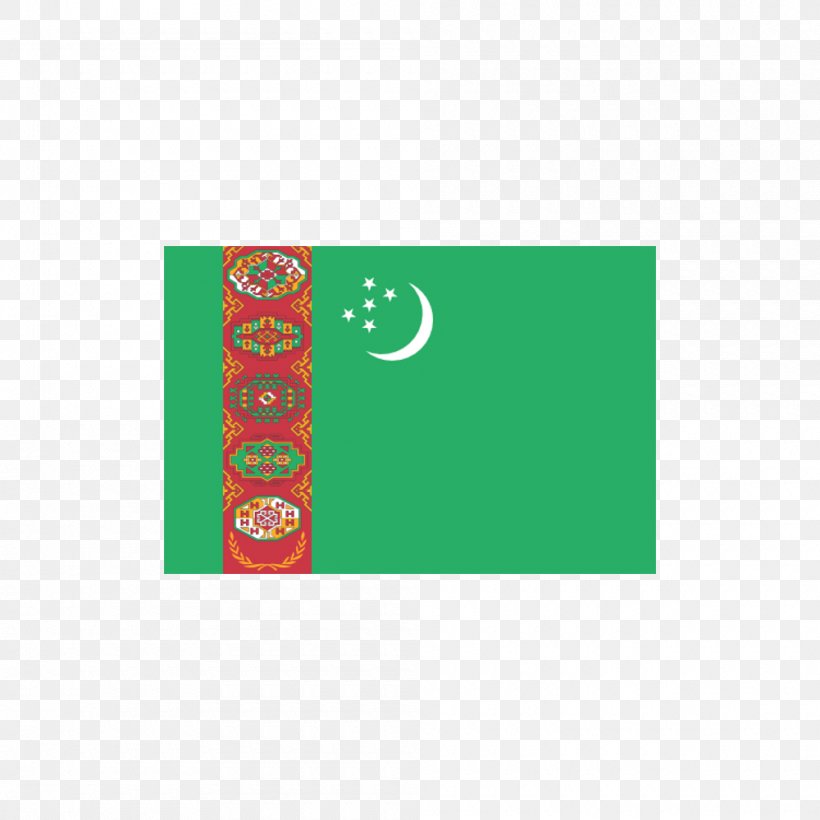 Flag Of Turkmenistan Flag Of Turkmenistan National Flag Flag Of The United Arab Emirates, PNG, 1000x1000px, Turkmenistan, Asia, Brand, Flag, Flag Of Bangladesh Download Free