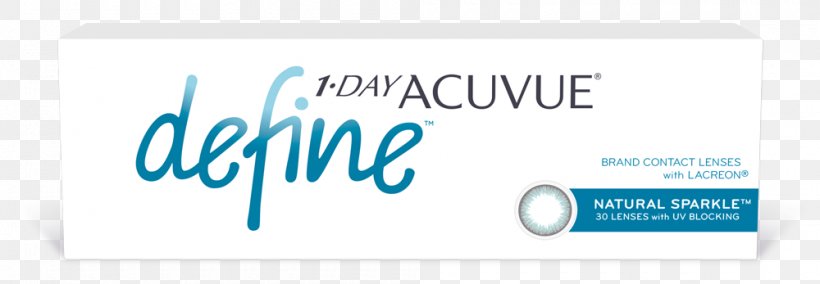 Johnson & Johnson 1-Day Acuvue Define Contact Lenses, PNG, 1000x347px, Johnson Johnson, Acuvue, Acuvue Oasys 1day With Hydraluxe, Astigmatism, Blue Download Free