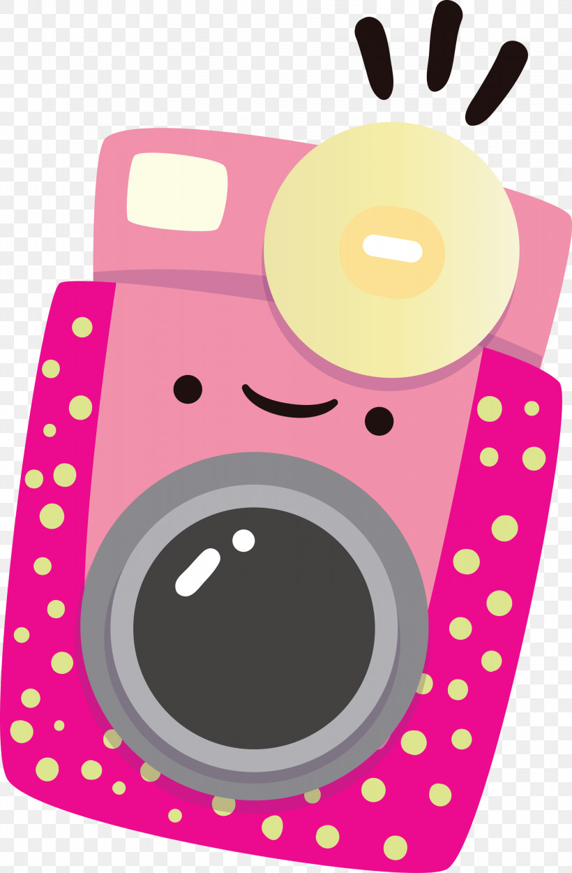 Pattern Pink M Area Line, PNG, 1967x3000px, Cartoon Camera, Area, Line, Pink M Download Free