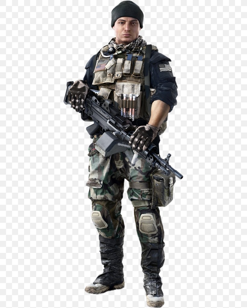 Battlefield 4 Battlefield 3 Battlefield 1 Video Game Squad, PNG, 400x1023px, Battlefield 4, Action Figure, Army, Battlefield, Battlefield 1 Download Free
