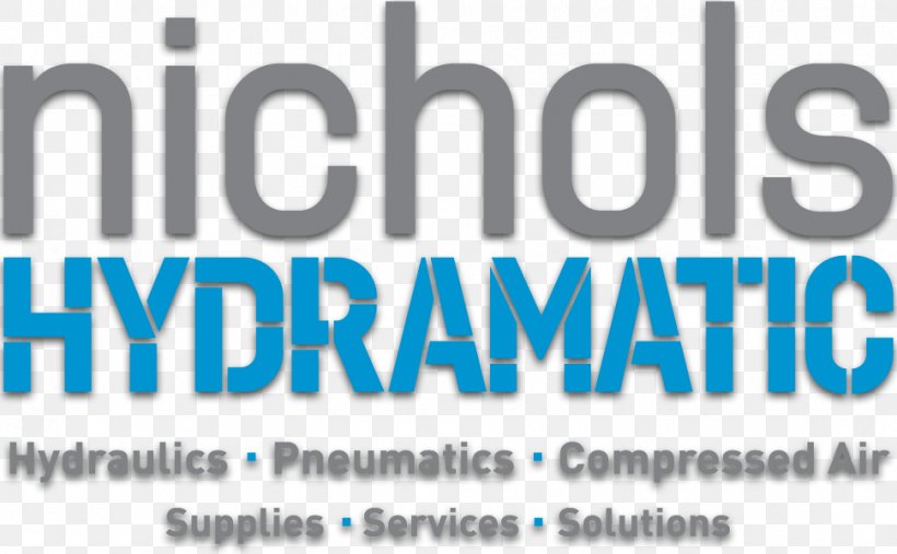 NICHOLS HYDRAMATIC LTD Hydraulics Pneumatics Brand Industry, PNG, 970x600px, Hydraulics, Blue, Brand, Compressed Air, Industry Download Free