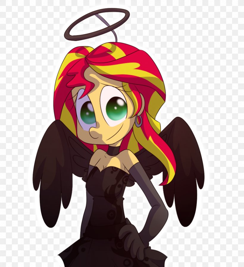 Sunset Shimmer My Little Pony: Equestria Girls Twilight Sparkle Halloween, PNG, 855x935px, Watercolor, Cartoon, Flower, Frame, Heart Download Free
