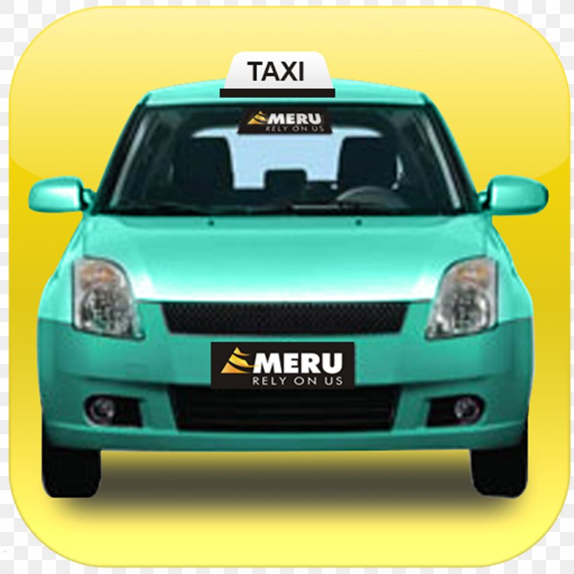 Taxi Meru Cabs India Transport Fare, PNG, 1024x1024px, Taxi, Auto Part, Automotive Design, Automotive Exterior, Automotive Lighting Download Free