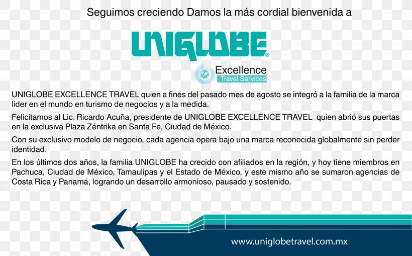 Uniglobe Travel México Caribbean Costa Rica Chapultepec Morales, PNG, 3184x1979px, Caribbean, Area, Brand, Central America, Costa Rica Download Free