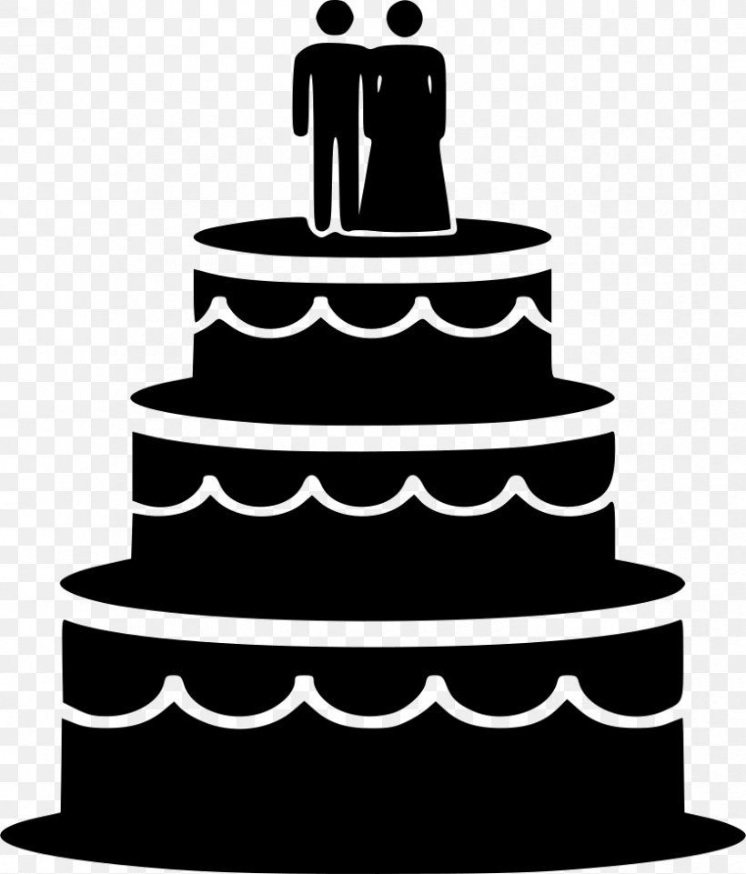 Wedding Cake Frosting & Icing Torte Clip Art, PNG, 836x980px, Wedding Cake, Artwork, Black, Black And White, Bridegroom Download Free