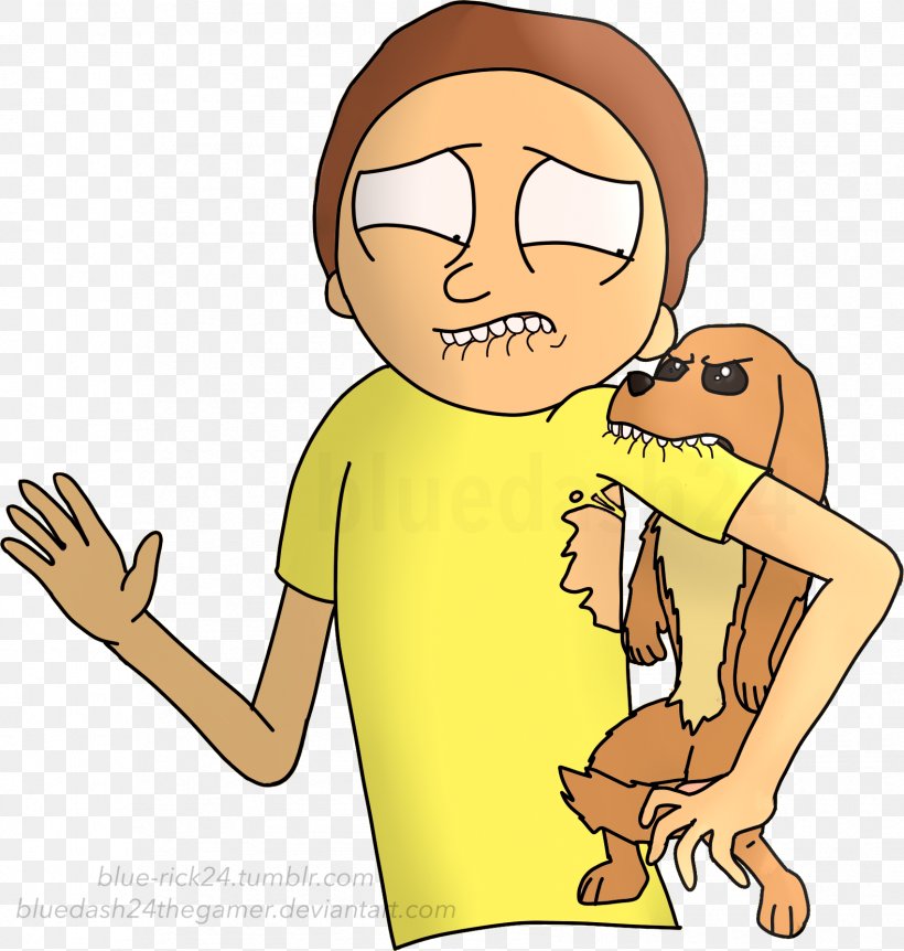 Dog Bite Biting Morty Smith Clip Art, PNG, 1701x1790px, Watercolor, Cartoon, Flower, Frame, Heart Download Free