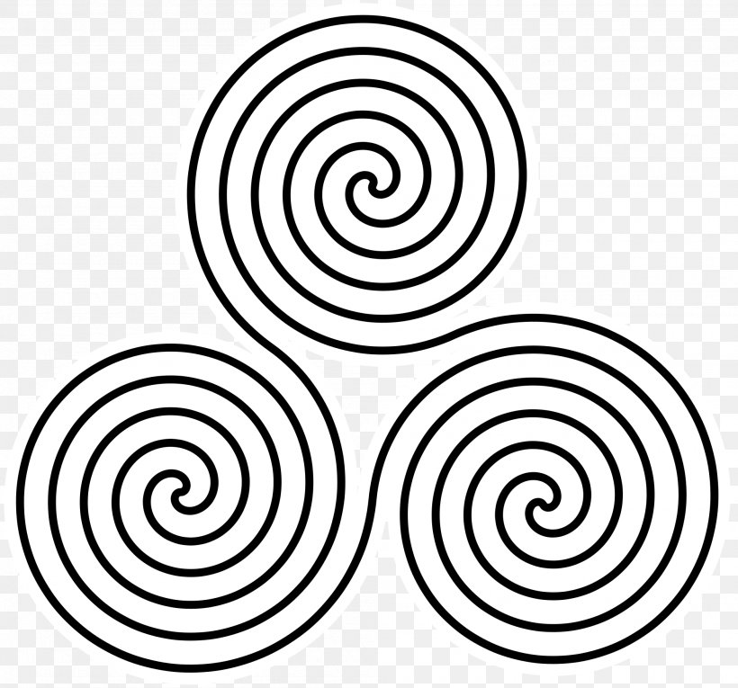 Spiral Triskelion Celtic Knot Celts Clip Art, PNG, 2000x1866px, Spiral, Archimedean Spiral, Area, Art, Black And White Download Free