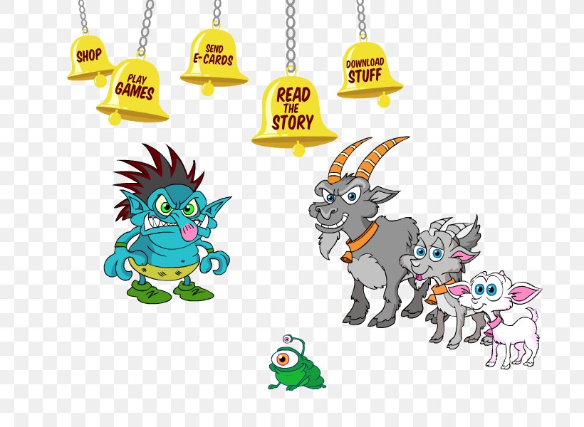 Three Billy Goats Gruff Clip Art, PNG, 750x600px, Three Billy Goats Gruff, Animal Figure, Cartoon, Character, Christmas Ornament Download Free