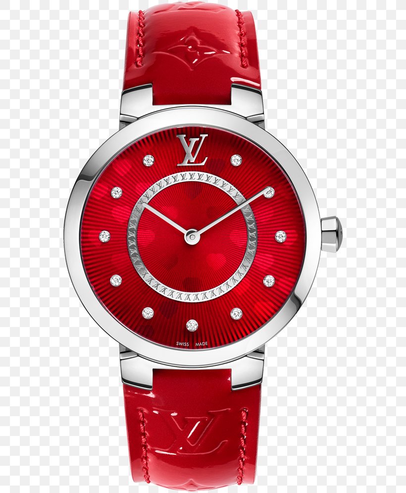 Watch LVMH Fashion Red Clock, PNG, 568x995px, Watch, Bijou, Brand, Cartier, Clock Download Free
