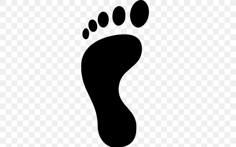 Footprint Clip Art, PNG, 512x512px, Footprint, Black, Black And White, Font Awesome, Foot Download Free