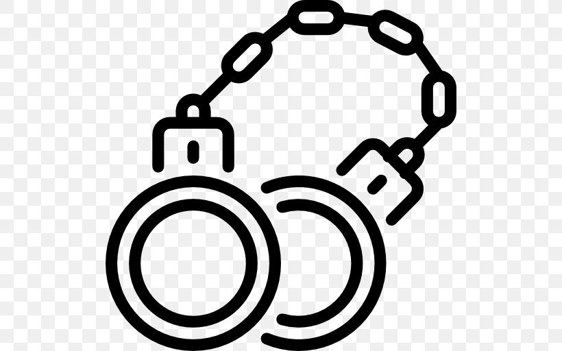 Prison Handcuffs Clip Art, PNG, 512x512px, Prison, Area, Arrest, Auto Part, Black And White Download Free