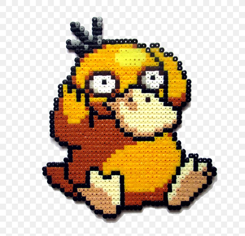 Psyduck Pixel Art Golduck Pokémon, PNG, 800x788px, Psyduck, Art, Bead, Bird, Craft Download Free