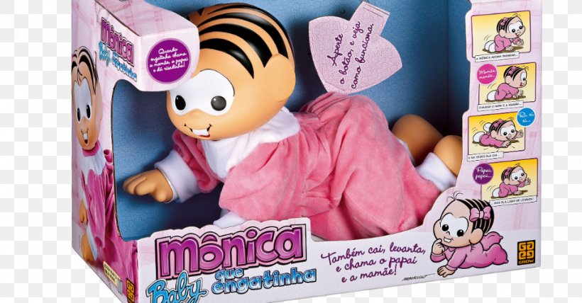 Stuffed Animals & Cuddly Toys Doll Monica Infant, PNG, 956x500px, Stuffed Animals Cuddly Toys, Doll, Infant, Lojas Americanas, Monica Download Free